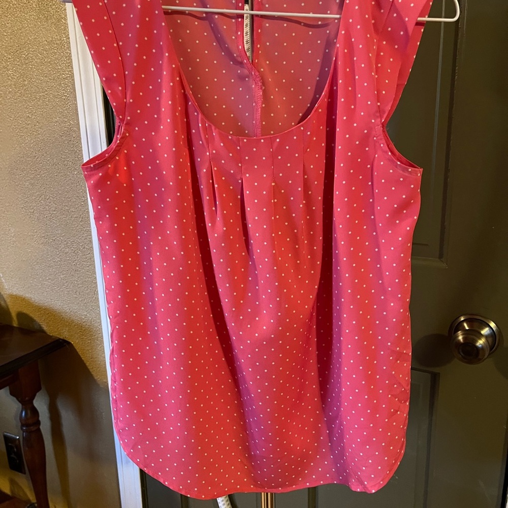 Candies pink polka dot shirt. Great shape